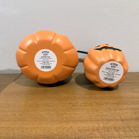 Target HYDE & EEK! Pumpkin SOAP PUMP Jack-O-Lantern SPONGE TRAY Halloween 2024 - Picture 4 of 6